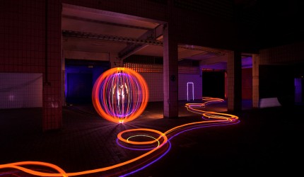 My god, it's full of glow sticks!